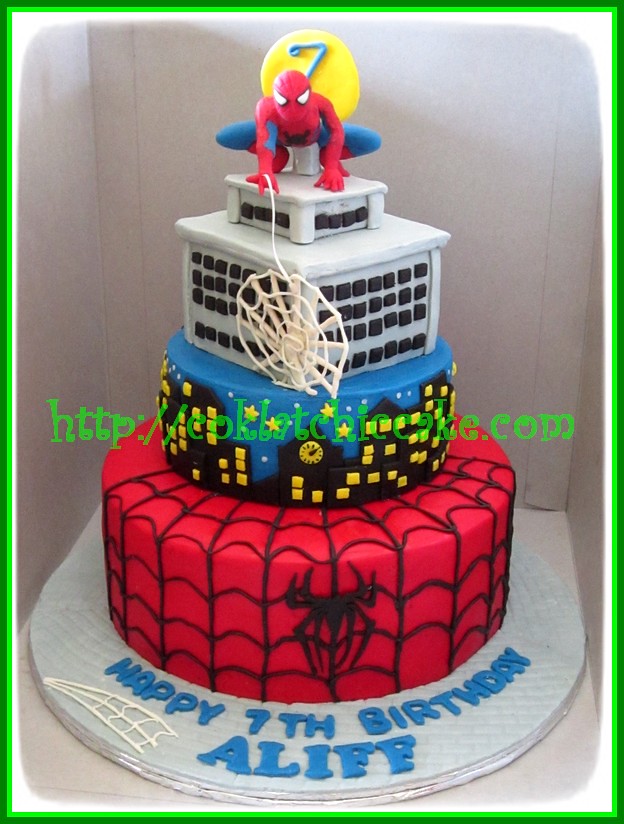 Cake Spiderman ALIFF Jual Kue Ulang Tahun 