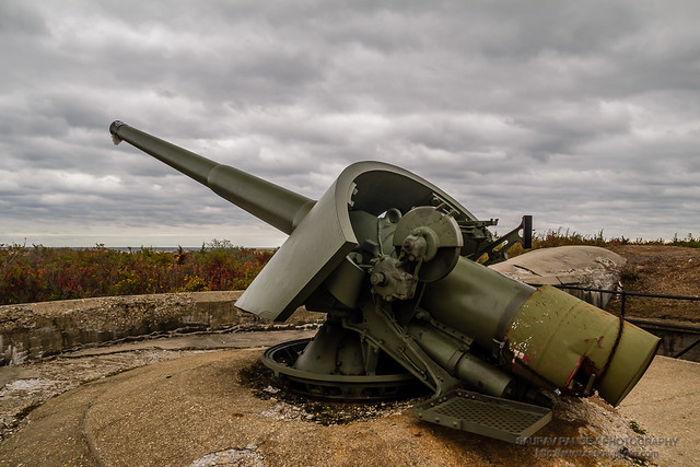 Six inch Gun at Battery Peck