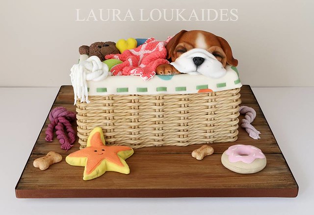 Billy and His Basket by Laura Loukaides Cakes