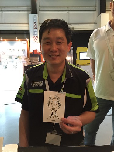 digital live caricature for Innovation & Technology Day 2015