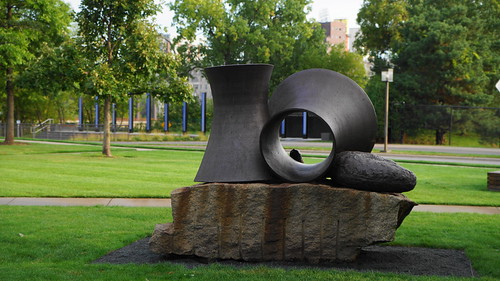 "Ordovician Pore" by Tony Cragg - Final Sculpture Installed at Gold Medal Park