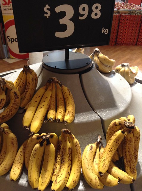Banana $3.98/kg