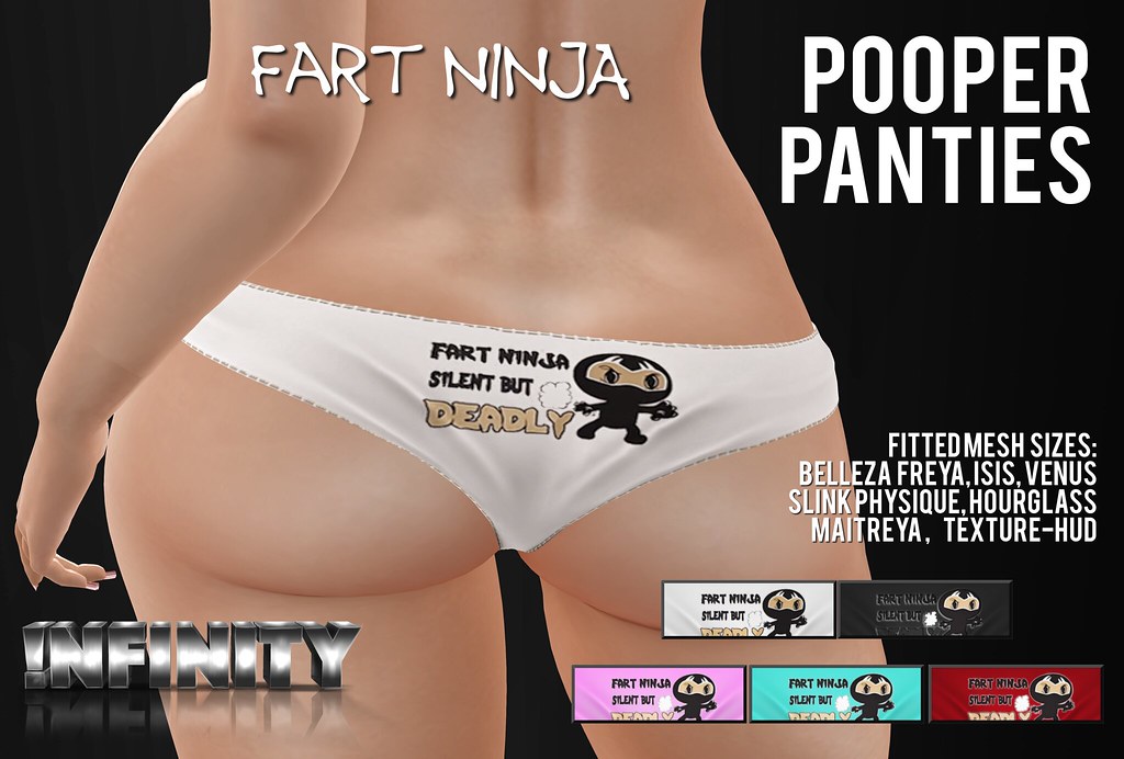 !NFINITY Pooper Panties – Ninja