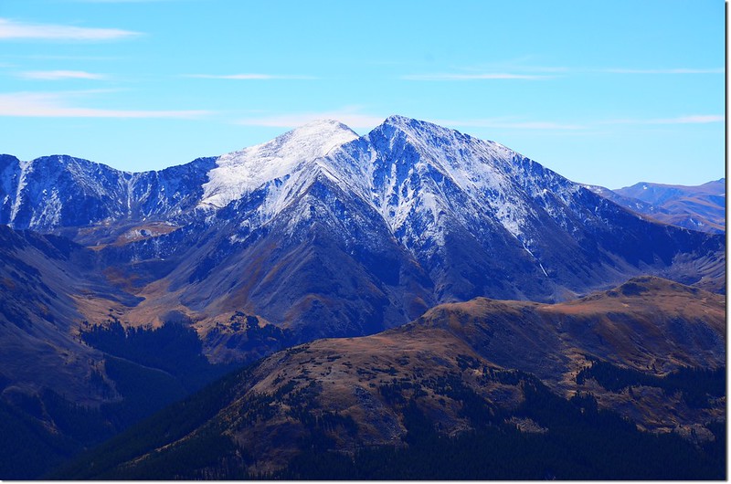 Grays & Torreys Peaks as seen from the summit of Mount Parnassus 2