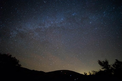 stars landscape hiking astrophotography nightsky enchantedrock headlamps stargazing milkyway