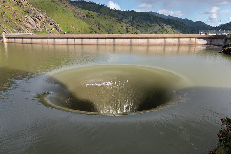 The Glory Hole at Monticello Dam