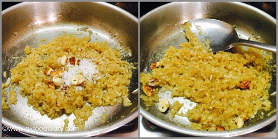 Jaggery Poha for babies & toddlers-step 4