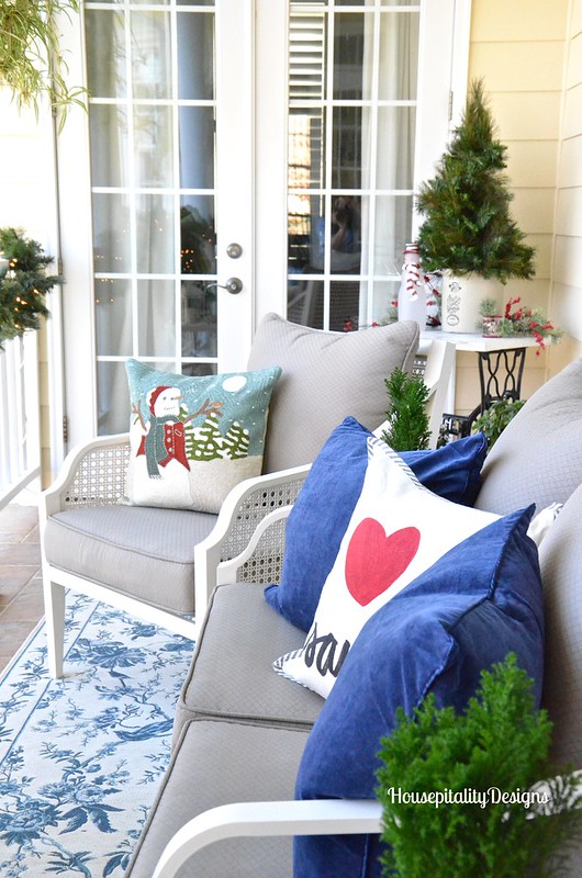 Upper Back Porch/Christmas 2015 - Housepitality Designs