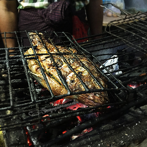 Yangon Chinatown 19th Street Grilled Fish