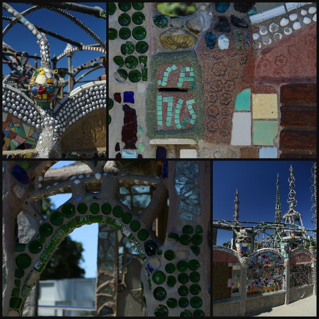 Watts Towers collage
