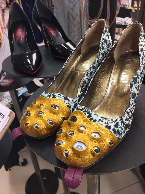 Crazy shoes at Tokyu Hands