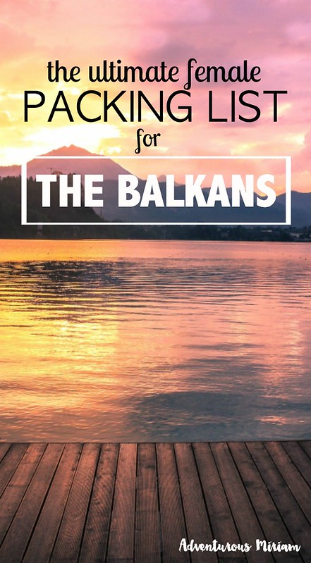 Packing list for Balkans