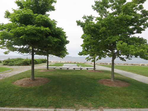 Connecticut's state memorial in Sherwood Island State Park on the Long Island Sound