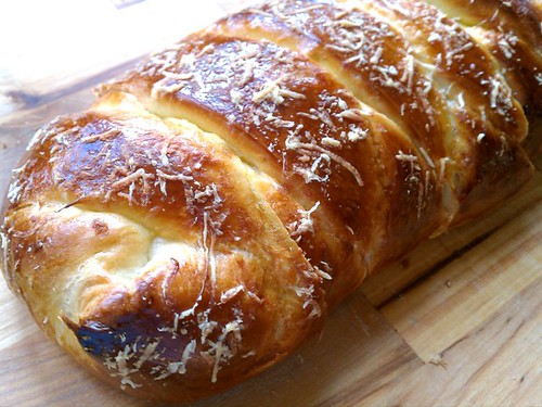 Brioche Filled With Sauteed Baby Swiss Chard