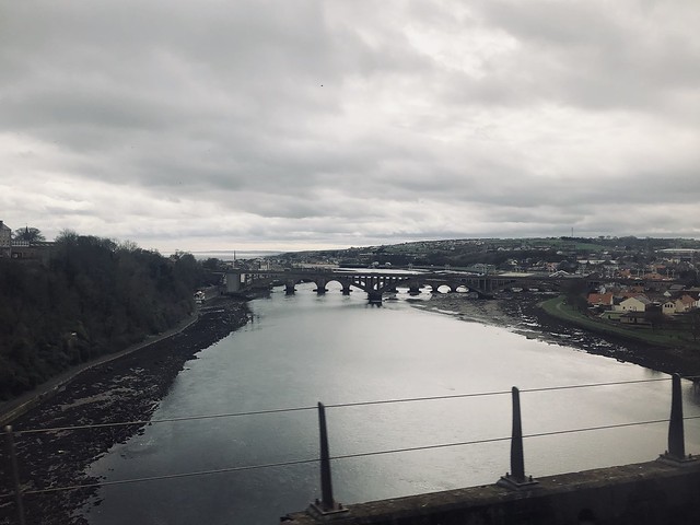 iphone photo 1098: Crossing the River Tweed by train. 16 Apr 2018