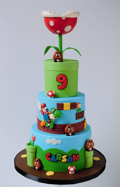 Super Mario Cake by City Girl Cakes
