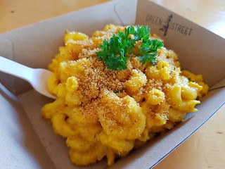 Mac and Cheese from Green Street Foods at Brisbane Vegan Markets