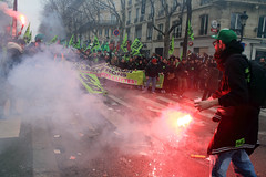Manifestation cheminote du 22 mars 2018 à Paris - Photo of Basville