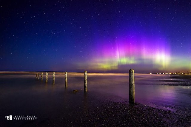 An epic Northern Lights display took place last night and what an exceptional show it was! I captured this display in Sauble Beach, Ontario on the Bruce Peninsula just before sunrise this morning! #saublebeach #ontario #discoverontario #brucepeninsula #no