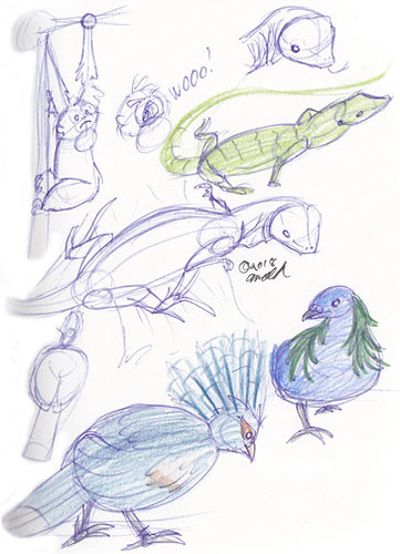 3.7.18 - Disney's Animal Kingdom Sketches
