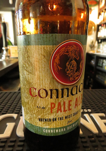 A Connach Pale Ale beer at the Pat Cohan Bar in Cong, Ireland