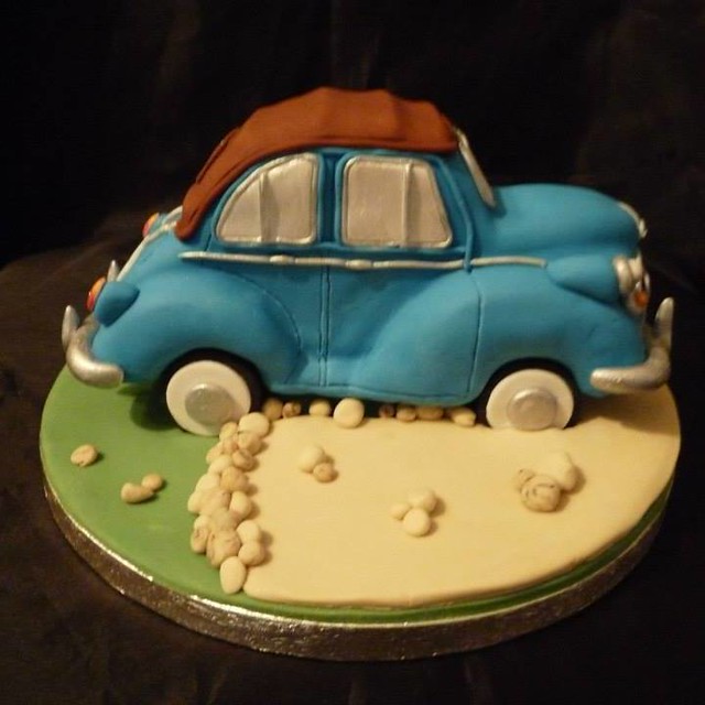 Car Cake by Clair's Sugarcraft Creations Bespoke Sugar Decorations