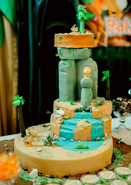 Safari Themed Cake by Mary Lovely Concepcion Lu of Lilia's Special pasalubong - pastries cakes