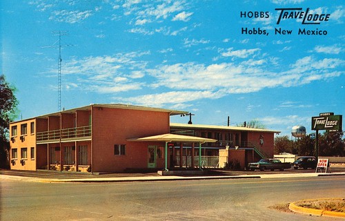 vintage motel postcard travelodge newmexico