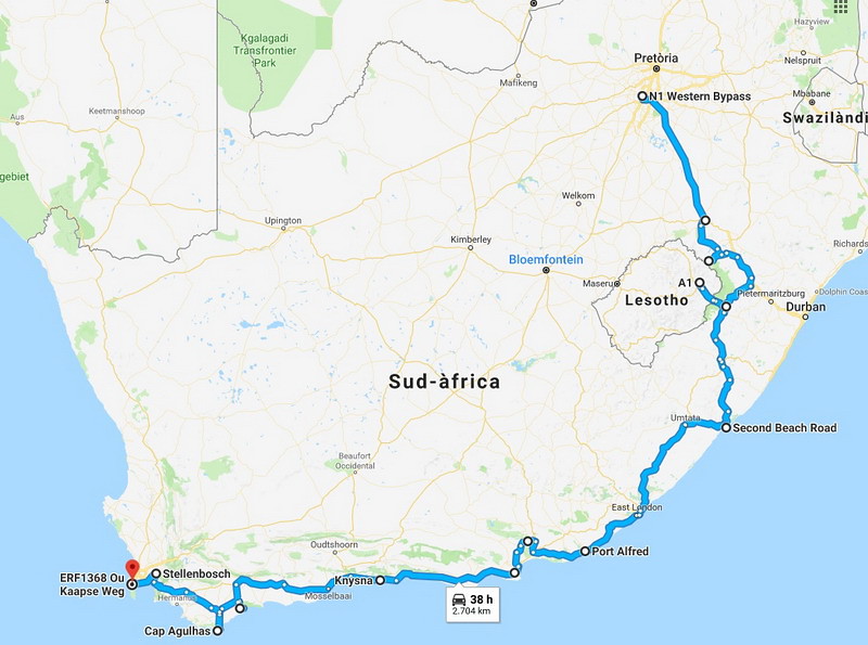 1.- Intoducción - Ruta sudafricana. De Johannesburg a Cape Town pasando por Lesoto (1)