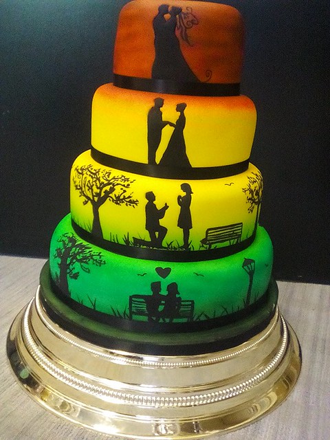 Jamaican Themed Wedding Cake by Cake Castle Marsh