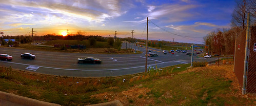 sunset intersection highway panosabotage