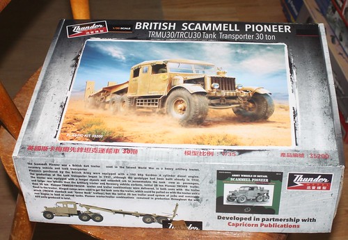 British Scammell Pioneer TRMU30 w. TRUC30 Tank Transporter 30ton, Thunder Models 1/35 27241241138_4199611f22