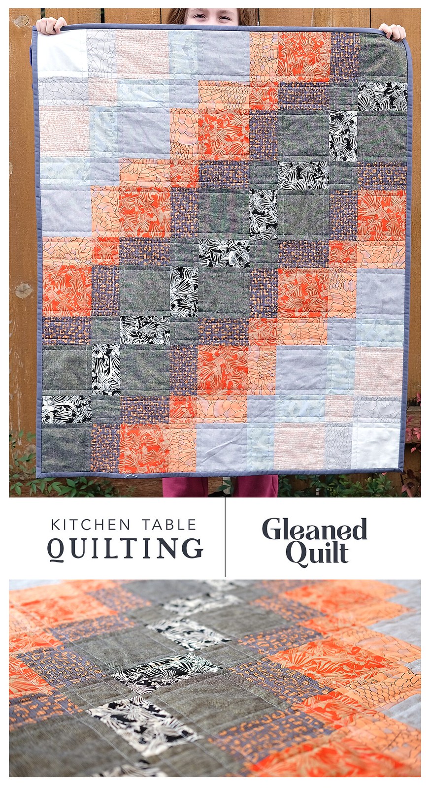 Gleaned Baby Quilt - Kitchen Table Quilting