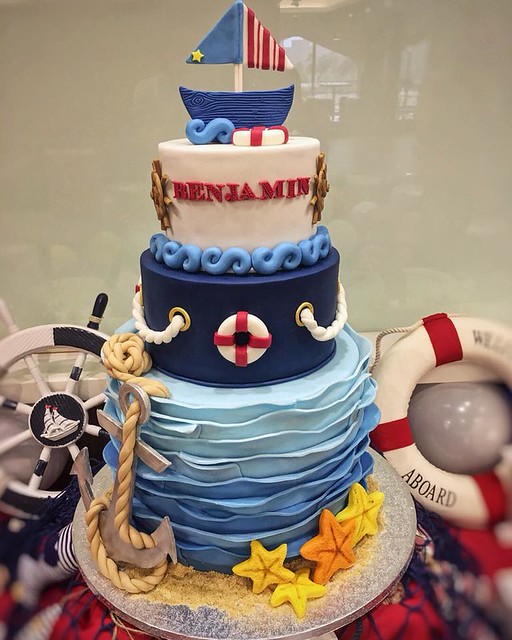 Nautical Themed Cake by Melissa Tolentino-Vallido