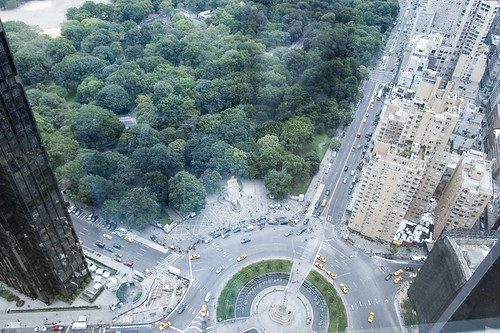 View From The Columbus Circle Apartment, NYC