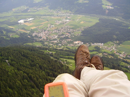Österreich austria flying shoes paragliding schoenen parapente vliegen drau greifenburg schermvliegen