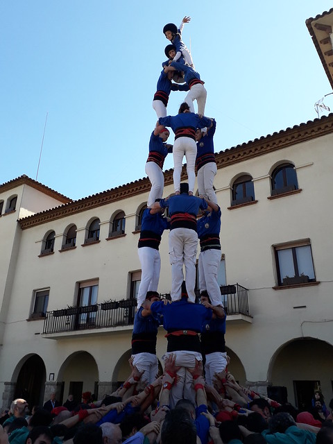 Castellers d'Esplugues a Barberà del Vallès