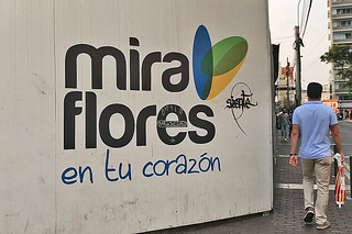 Lima - Miraflores sign