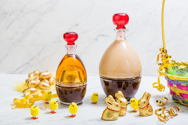 Win a 2-in-1 Egg-Shaped Bottle filled with Chocolate Cream and Calvados from Il Gusto