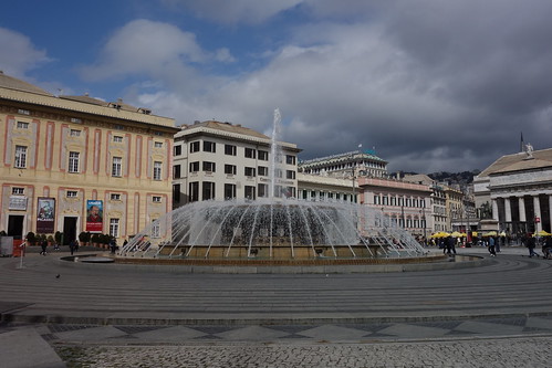 Fountain - Piazza De Ferrari - Genoa, Italy
