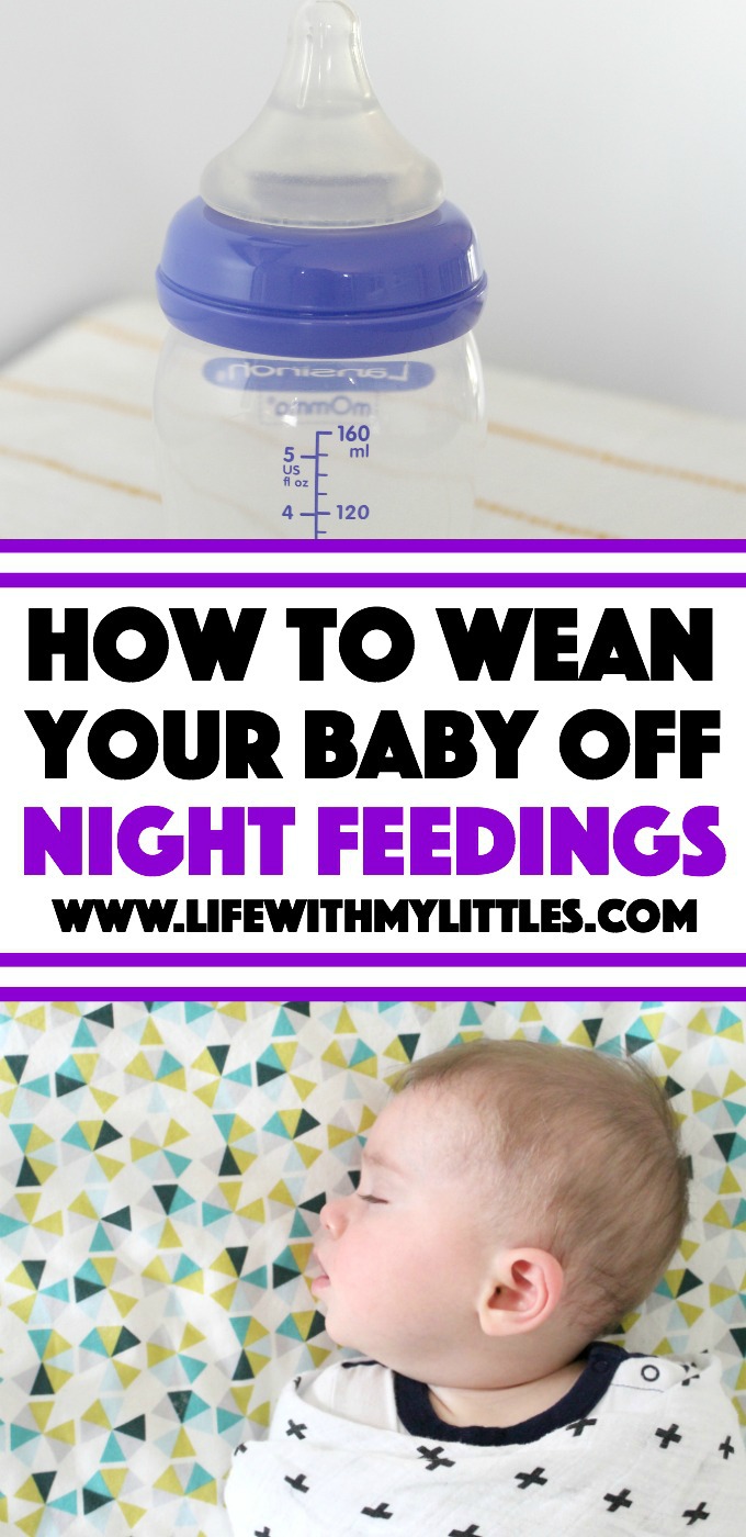 Getting enough sleep is important as a mom, and if your baby is over 6 months, it might be time to try and wean them off night feedings. Here's how to do it!