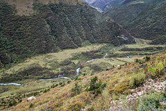Valley between Lingshi and Chebisa - Thimphu District - Snowman Trek - Bhutan