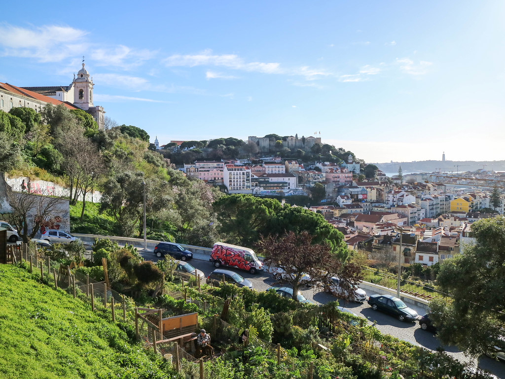 Mirador Santa Clara en Lisboa