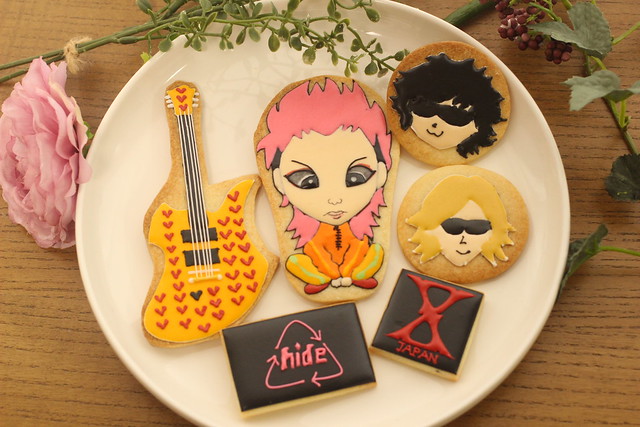 X Japanのオーダーアイシングクッキー