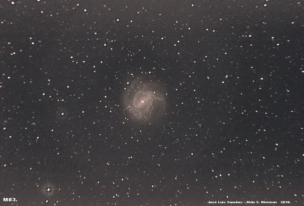 Galaxia M83 desde Pcia de Bs AS.