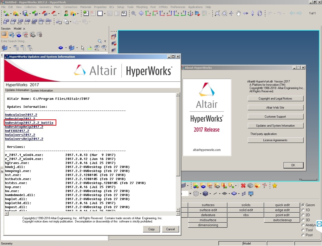 Working with Altair HyperWorks 2017.2.2 full license forever
