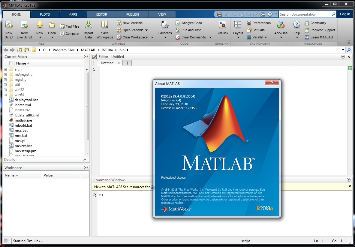 Working with MathWorks MATLAB R2018a full license