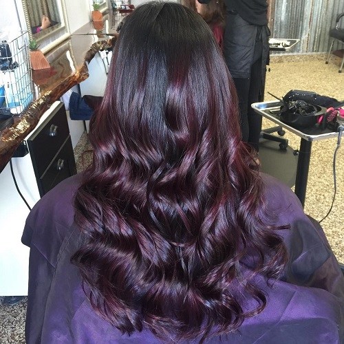 Fashionable Mahogany Hair Color Ideas For Woman 18
