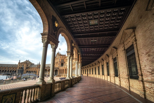 40195541604 79431f2da0 - Seville Spanish Plaza corridors