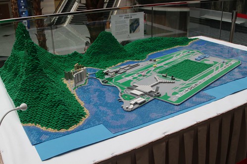 Lego model of Hong Kong International Airport